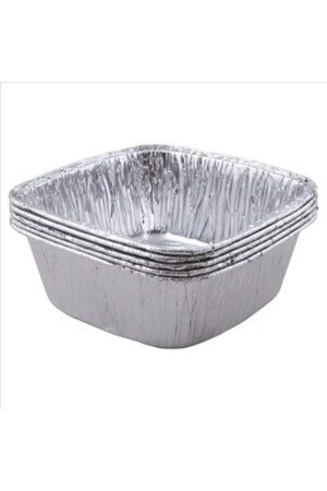 MNZ-100 قطع ألومنيوم بريز بودينغ بول، 11x11x4. 3 سم حاوية أشورة قياسية 1 جزء 280 غرام مربع ألومنيوم بول es-2020-0 - İstoç Türk