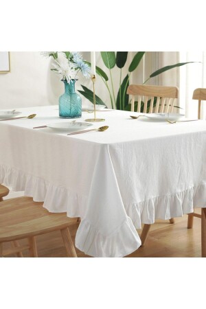 MNZ-100% خام القطن من السرير الفلفل غطاء طاولة 160x220 سم مطبخ فترة الخلفية غرف المعيشة غطاء طاولة - Evya