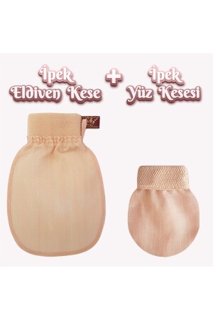 MNZ-100% حرير جسم وجها مسحوب مجموعة من 2 SETVK&YK - silky glows