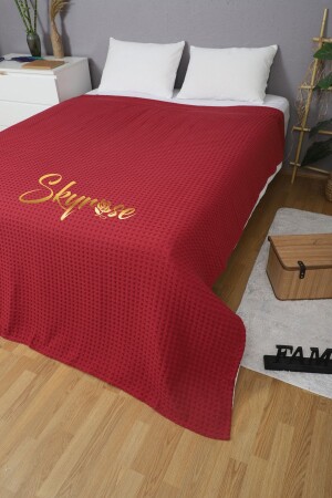 MNZ-100% حوض القطن نمط الخشب المزدوج 200x220 سم 20221995009 - Altınkoza