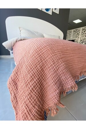 MNZ-100% القطن 4 طبقة مسلين سرير بيك طوبات- إكرو 260 × 230 ملك الحجم TYC00721910582 - TruyTowel