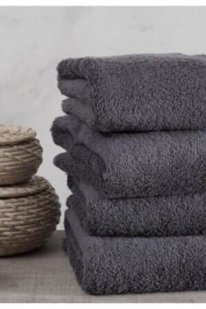 MNZ-100% القطن الإضافي الرقمي الأنتراكيت 4 قطع مصفف الرياضة من الألياف الميكرو 50x90 منشفة اليد والوجهه 4*ANTH - AYHANHOME