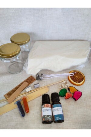 MNZ-100% صويا طبيعية من الشمع الخضار الفجري العشوائية الشمعة صنع مجموعة 500 جرام الشمعة صنع مجموعة المواد 6041894 - SillageCandle