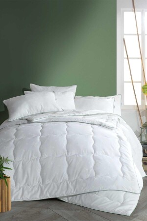 MNZ-100% البامبو الطبيعي واحد السترة 62 خيط ساترين الأنابيب 155x215cm - Elart