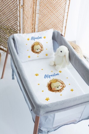 MNZ-100% القطن المخصص 70x120 حديقة السرير غطاء غطاء مجموعة PRKYT04 - Lilabio