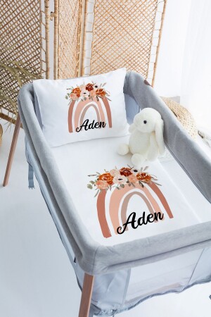 MNZ-100% القطن المخصص 70x120 حديقة السرير غطاء غطاء مجموعة PRKYT18 - Lilabio