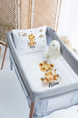 MNZ-100% القطن المخصص 70x120 حديقة السرير غطاء غطاء مجموعة PRKYT69 - Lilabio