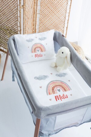 MNZ-100% القطن المخصص 70x120 حديقة السرير غطاء غطاء مجموعة PRKYT71 - Lilabio