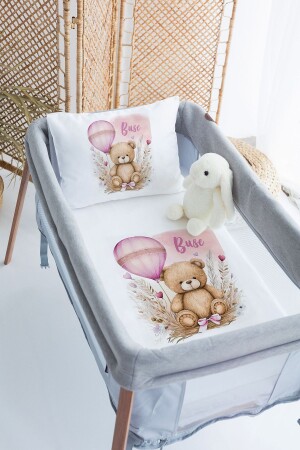 MNZ-100% القطن المخصص 70x120 حديقة السرير غطاء غطاء مجموعة PRKYT72 - Lilabio