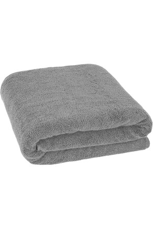 MNZ-100% قطن رمادية حمام الحمام إضافي منشفة شاطئ ناعمة 70x140 سم 400 ج 004 - KAYABEY