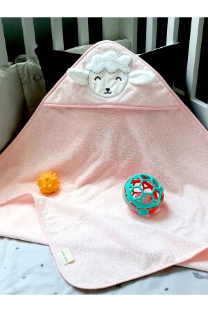 MNZ-100% القطن الوردي الخروف نمط طلاء الطفل الخرق 75x75cm TNMHM2022700KND - Tanem Home