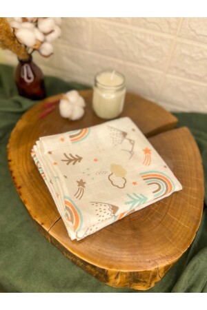 MNZ-100% قطن مسلين غطاء الأطفال & غطاء الأطفال 80*100 LNDN61 - BabyLifeHome