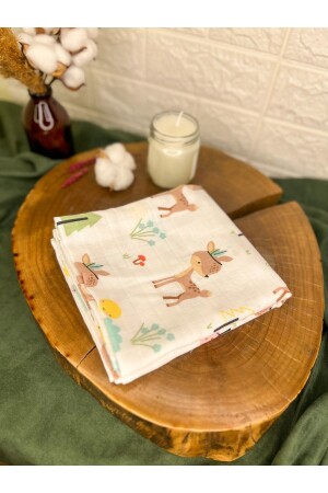 MNZ-100% قطن مسلين غطاء الأطفال & غطاء الأطفال 80*100 LNDN62 - BabyLifeHome