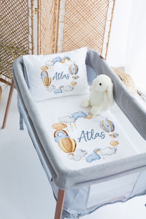 MNZ-100% Delux Cotton شخصية 70x120 حديقة السرير غطاء غطاء مجموعة PRKYT10 - Lilabio