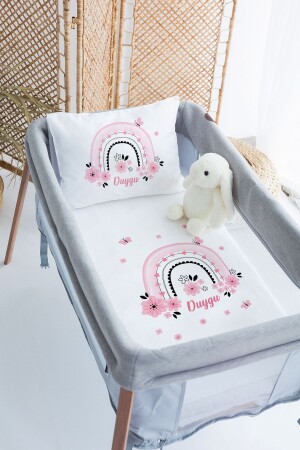 MNZ-100% Delux Cotton شخصية 70x120 حديقة السرير غطاء غطاء مجموعة PRKYT42 - Lilabio