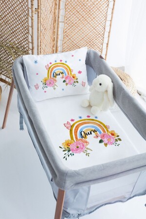 MNZ-100% Delux Cotton شخصية 70x120 حديقة السرير غطاء غطاء مجموعة PRKYT46 - Lilabio