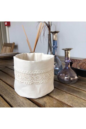 كيس مناشف القطن من MNZ-100% - صندوق تخزين متعدد الأغراض منظمة كيس القطن - Dost