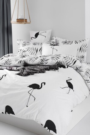 MNZ-100% القطن الطبيعي غطاء المزدوج المزدوج مجموعة الأمل الأسود Ep-018980 - Eponj Home