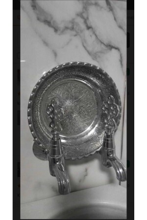 MNZ-100% صناعة يدوية فضية مسحنة مسحنة حوض الاستحمام وعاء حنا العروسية - Faya Home