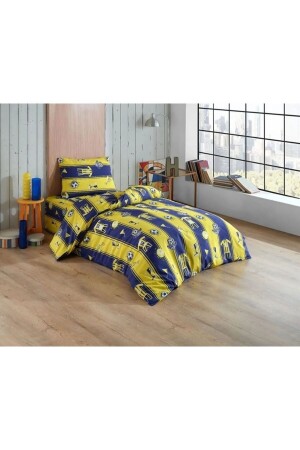 MNZ-100% قطن واحد Fenerbahçe غطاء القماش مجموعة - Ebruceyizevi