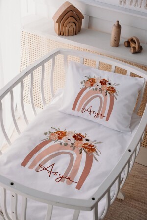 MNZ-100% القطن الساتين الأم لذا المخلوقات غطاء القوس قزح - Lilabio