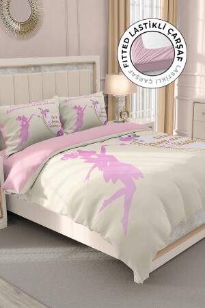 MNZ-100% القطن ساتيين غطاء غطاء مزدوج مع الأوراق المطوية عيد الأم ملكي الأم MONOHOME33453 - Monohome