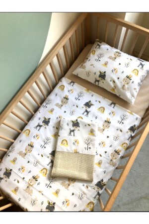 MNZ-100% القطن Oeko-tex المعتمدة للفطيرة الطفل - GAYE EV TEKSTİLİ