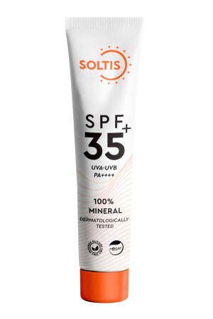 MNZ-100% كريم واقي شمسي معدني Spf 35 Pa - 50 ml - Soltis