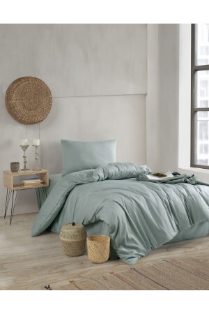 MNZ-100% القطن واحد ساترين غطاء غطاء مجموعة خضراء STN000YES3T - Berolige