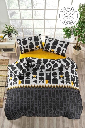 MNZ-100% القطن العرقية الواحدة غطاء القماش مجموعة القطن النمط العرقية غطاء القماش - Tabu Home