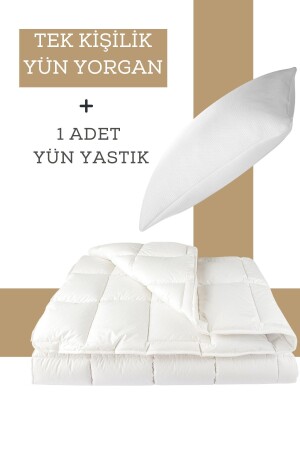 MNZ-100% طبيعي واحد صوف طبيعي كيلات وسادة صوف TYC00397776501 - Elyaf Sepeti