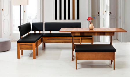 MNZ-1010 مجموعة زاوية المطبخ - الجوز - Cadde Yıldız