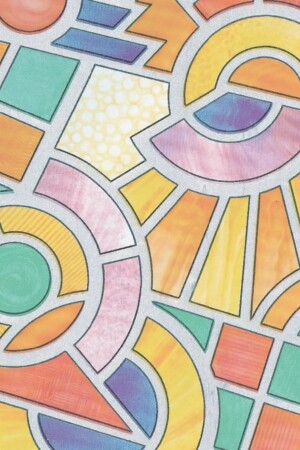 MNZ-10205 ورقة ملصقة زجاجية مزقجة 45 سم × 1 متر - Bien Home