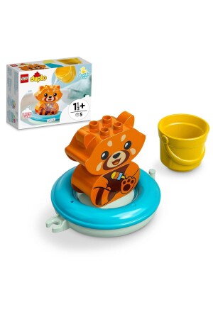 MNZ-10964 ® Duplo® وقت الاستحمام ممتع: الباندا الحمراء العائمة، 5 قطع، العمر +1.5 RS-L-10964 - LEGO