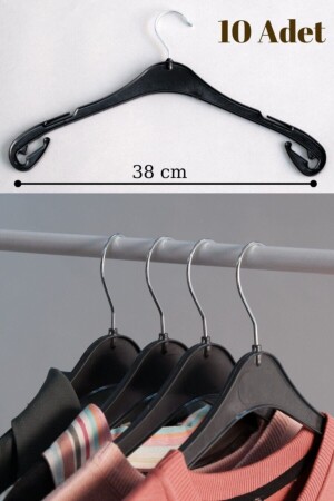 MNZ-10-piece ملابس بلاستيكية معلقة - Acar Raf