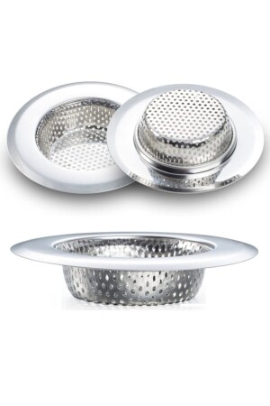 MNZ-11th. 5 سم حجم كبير من الفولاذ المقاوم للصدأ - سينك ستراينر - Lider