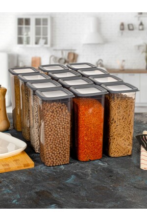 MNZ-12 قطعة كبيرة الحجم وعاء العقاقير مربع حاوية تخزين - 1.900ml وعاء الأغذية الأنتراكيت وعاء طويل USK19001 - Rembox