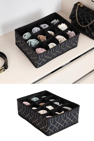 منظمة مقعد MNZ-12 - خزانة الملابس الجرف غسيل الحجاب الجوارب الدرجة العنقوية منظمة (25X31X12CM) - Evren