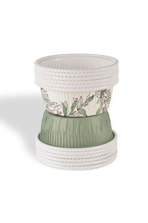 MNZ-12 حزمة 300 مل مستديرة وعاء الخبز الكردون Y115D49 - O'cup