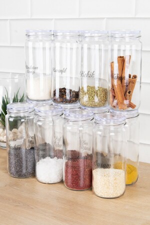 MNZ-12 - قطعة زجاجية وعاء العطور مع علامة شفافة هدية عطور عطور مجموعة تخزين 500 مل DNS-PK12YTŞE - DNS HOME