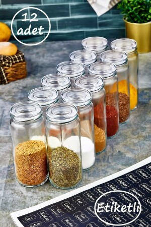 MNZ-12 - قطعة كبيرة وعاء الزجاجي مخزن حاوية وعاء العقاقير مجموعة 500 مل (مع هدية الملصق) fbzsklma1 - FBZhome