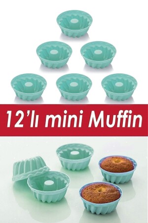 MNZ-12 قطعة سليكون كلاسيكي كعك قالب Fma08105 711 - Soft Chef