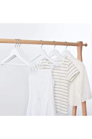 MNZ-12 قطع خزانة الملابس منظمة ملابس الأطفال شنق الأطفال شنق الملابس والملابس شنق الأبيض - Go Home