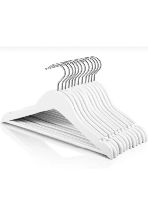 MNZ-12 ثياب خشبية بيضاء معلقة - Kulvaravm