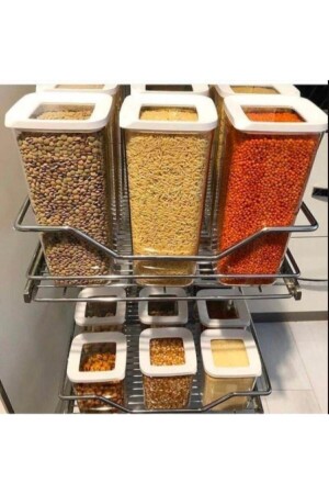 MNZ-12 Li Super Set 1200 مل. حاوية تخزين الفراغ 12pcs_set_vp184_idea_kmpy_1200 - Vip Ahmet