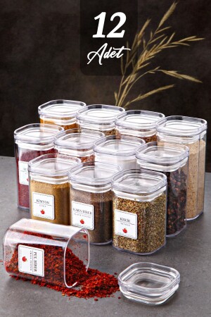 MNZ-12 - قطعة فراغ الخصيب المكرمة وعاء مع علامة - أكريليك ميكا وعاء مع غطاء ضد التسرب MCH09050 - Kitchen Life