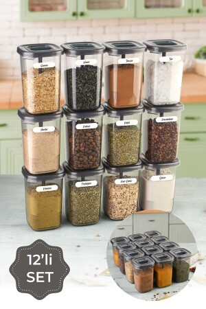 MNZ-12 قطع لونا جرة العطور مجموعة - حاوية تخزين العطور مع الغطاء والقارصة MCH-916 - Meleni Home