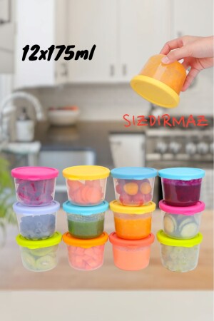 MNZ-12 قطع صلصة حمية التخلص من السموم وجبة الإفطار حاوية تخزين مقاومة للتسرب Swtpro12 - Sweet Ela