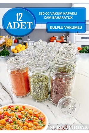 MNZ-12 قطعة زجاجية وعاء العطور مع الملاهي والغطاء الفراغ vkmklp0001 - Serin Bardak