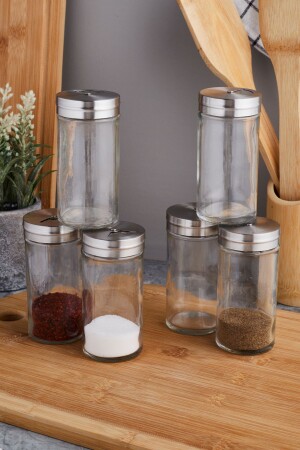 MNZ-13671 Simplico 6-piece Salt Shaker، Pepper Shaker Spice Set 125 مل Perotti 13671 Simplico 6-piece - Perotti